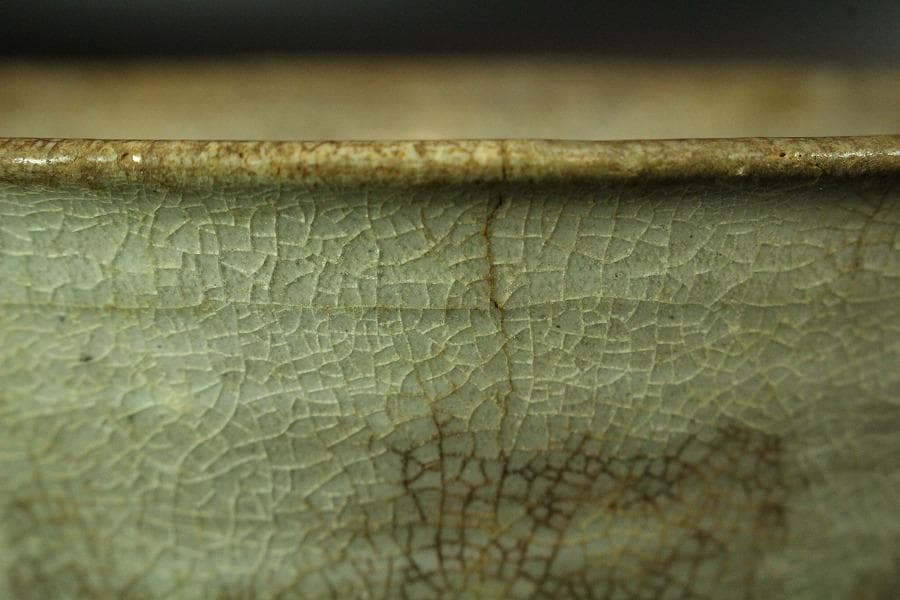 古美術 李朝 高麗 青磁 茶碗(K-A639)