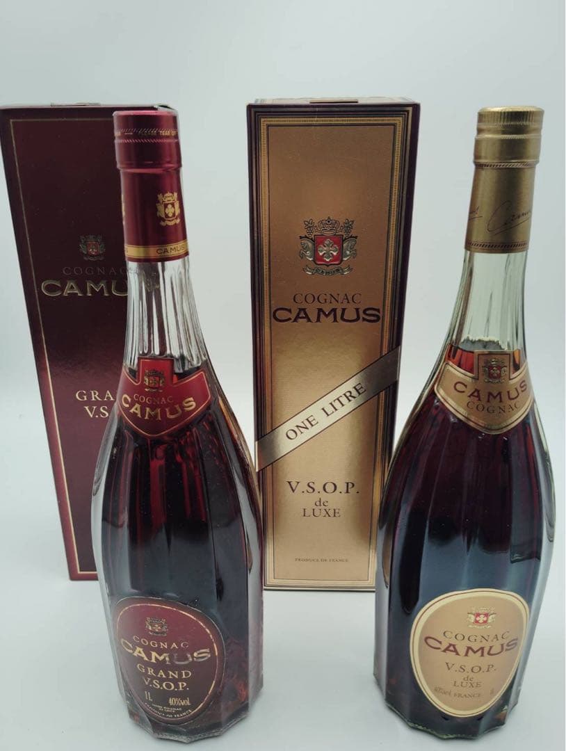 セット カミュ グランド VSOP デラックス コニャック 洋酒 箱入り 未開栓