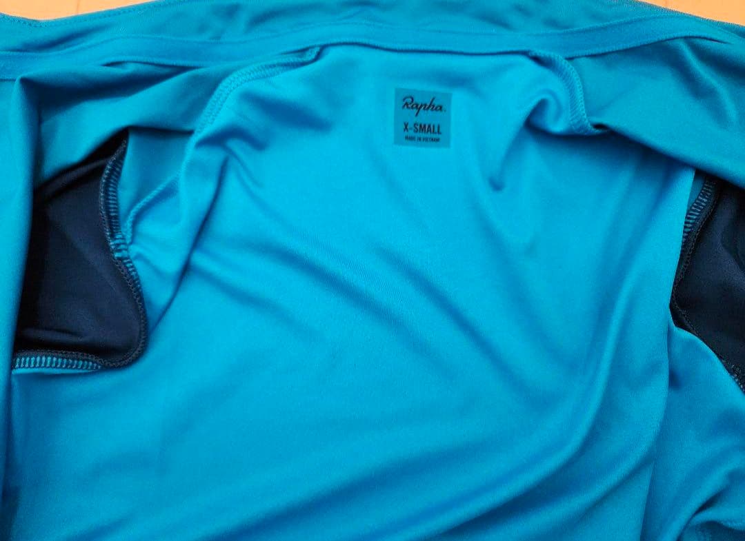 Rapha PRO TEAM トレーニングジャージ 長袖 青/オレンジ