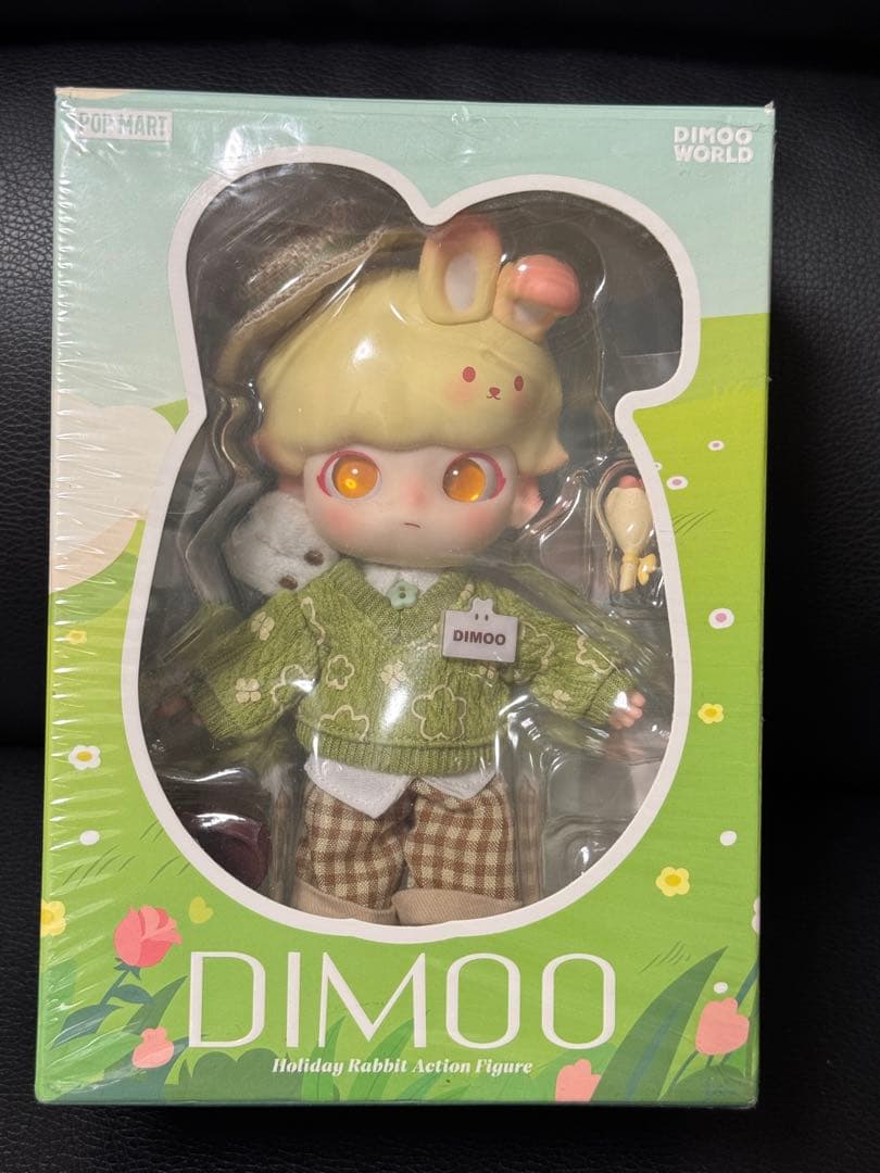 ぬいぐるみ DIMOO Holiday Rabbit Action Figure