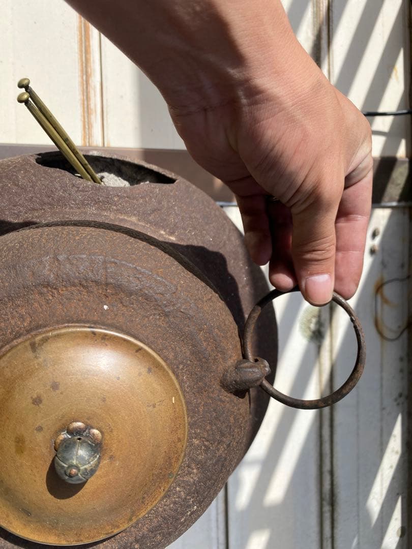 茶釜　アンティーク