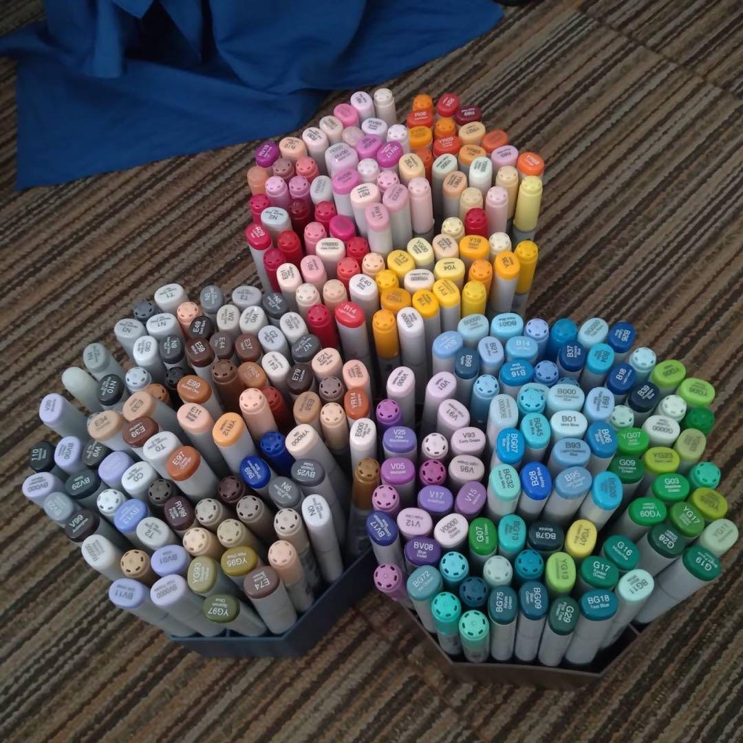 コピックスケッチ＋コピックチャオ約265本詰め替え約66本