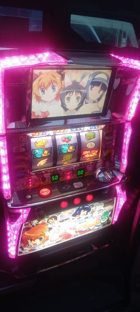 送料込　パチスロ　実機　サミー　ツインエンジェル3 不要機付　家庭用電源