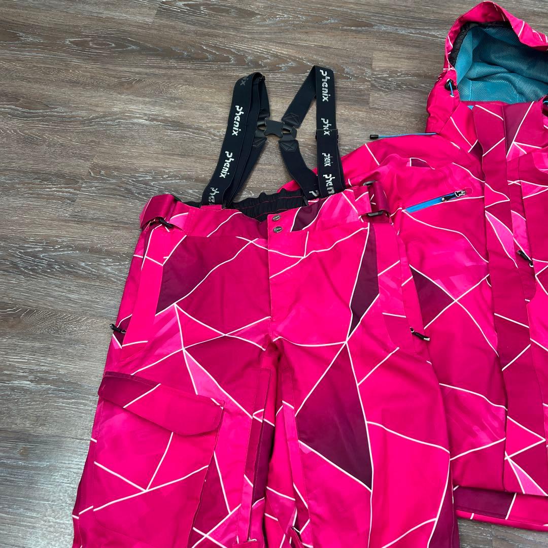 フェニックス 総柄 メンズL スキーウェア デモ　男性