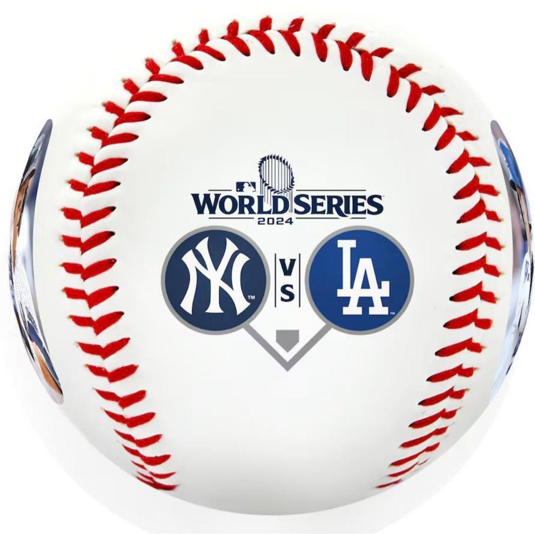 日本未発売！ワールドシリーズ2024大谷翔平/ジャジ F記念ボール限定品
