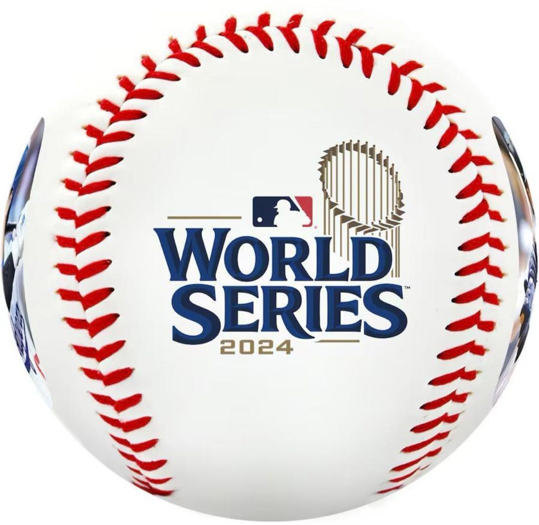 日本未発売！ワールドシリーズ2024大谷翔平/ジャジ F記念ボール限定品