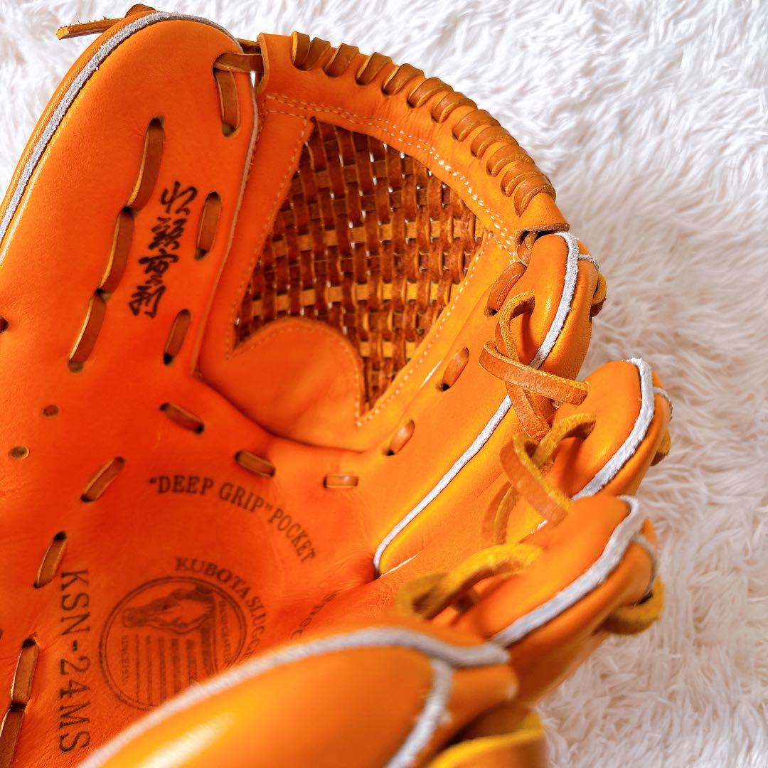久保田スラッガー　江頭重利 90歳記念限定モデルグラブ　内野手用