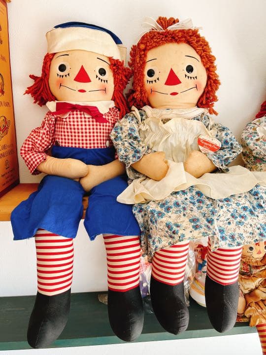 紙タグ付き∞ジョジーン80㎝ペアAnn＆Andy∞ラガディ