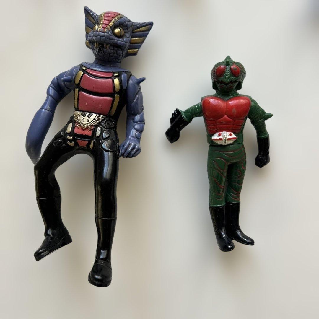 仮面ライダー　ソフビ／フィギュア　16体