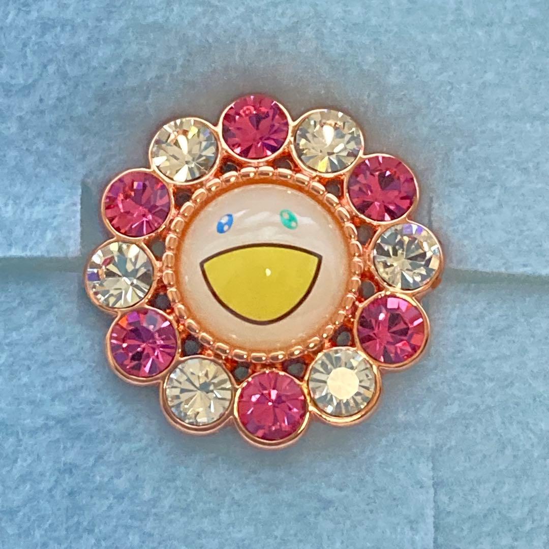 【新品】Liquem 村上隆 コラボ フラワー ピンズ（ピンクxホワイト）