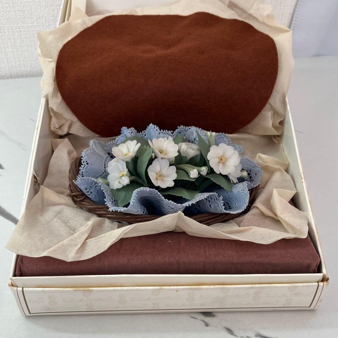 LLADRO リヤドロ フラワーバスケット (1.552.3)箱付き