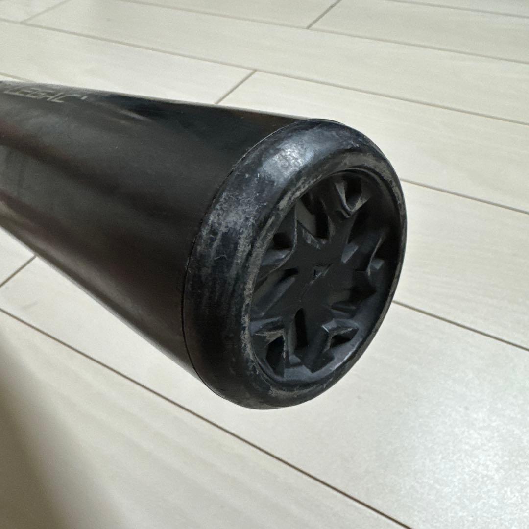 BEYONDMAXレガシー 軟式バット ケース付き 黒/シルバー