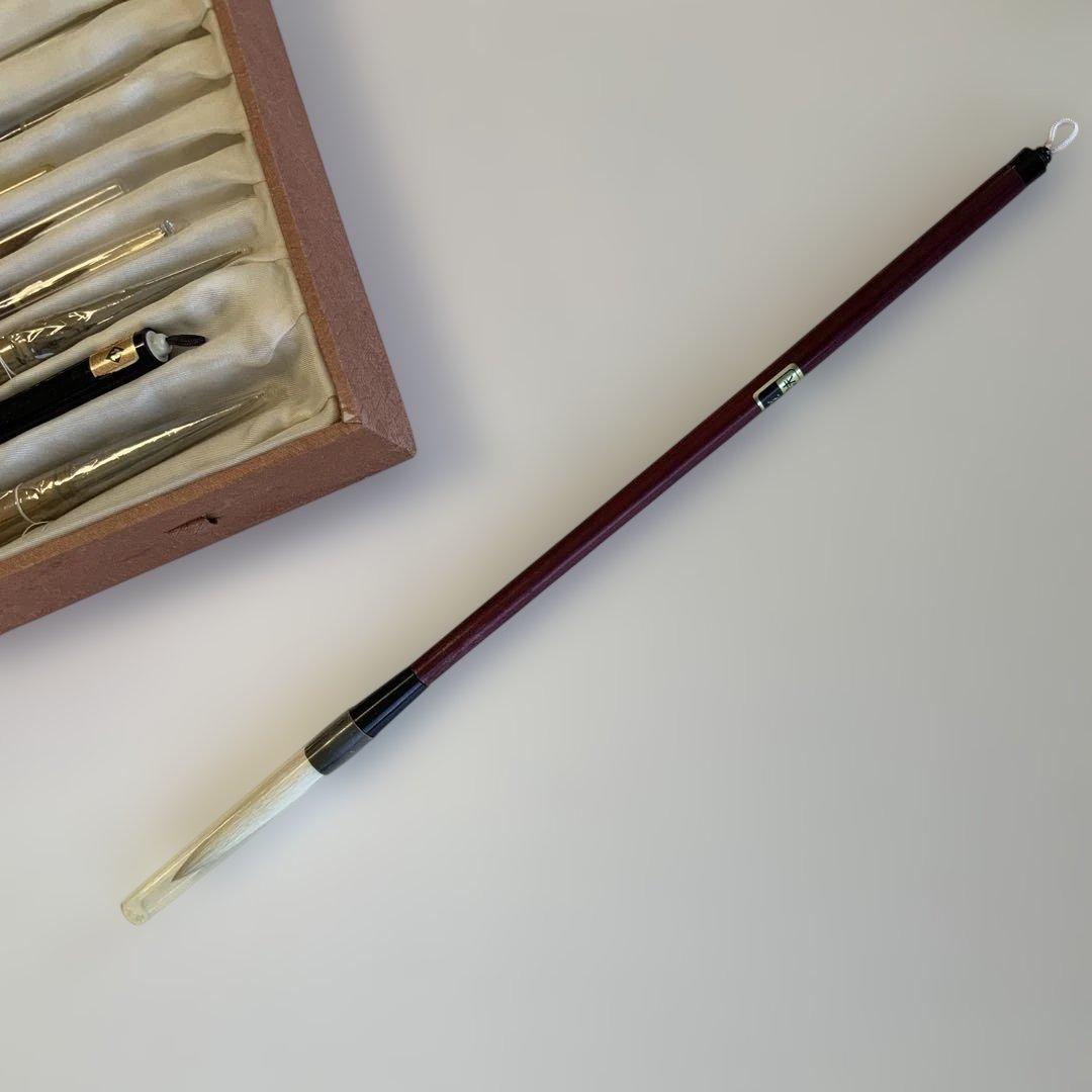 書道用筆　ケース付き　13本