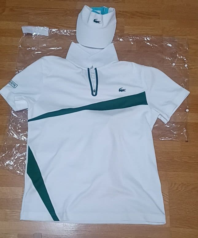 Lacoste ラコステ　ポロシャツ2 ハーフパンツ　バイザー　セット