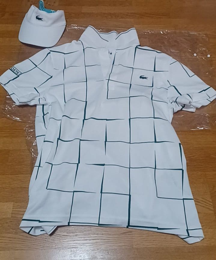 Lacoste ラコステ　ポロシャツ2 ハーフパンツ　バイザー　セット