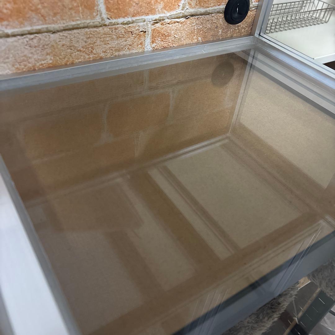 小動物ケージ　ハリネズミ　二階建てケージ　ライト付き