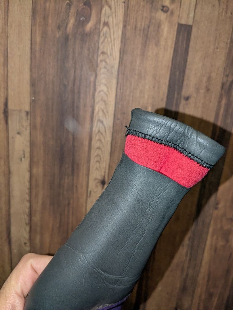 真冬対策✨RASHブーツ付きドライスーツ＆新品インナーセット　ML−Lサイズ程度