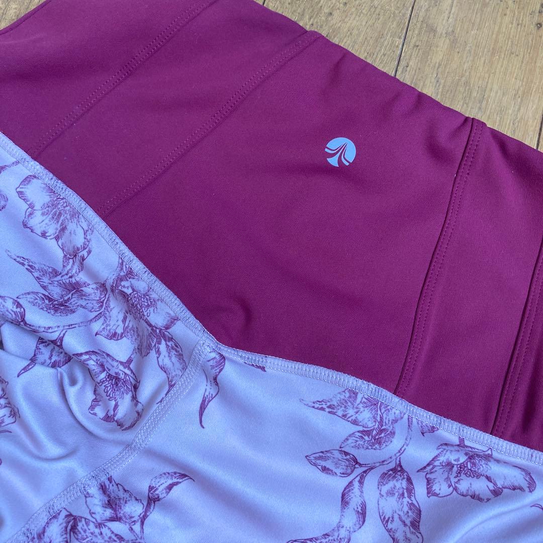 アンティークプリントヨガウェアセット クリアピンク☺︎サイズM &ゼリー