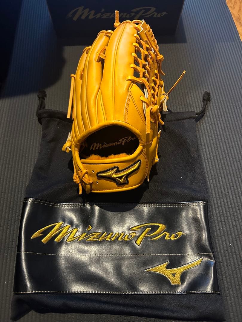 あ*ず様 ミズノプロ オーダー 硬式 グローブ 外野手 縦トジ 逆巻き 高校球児