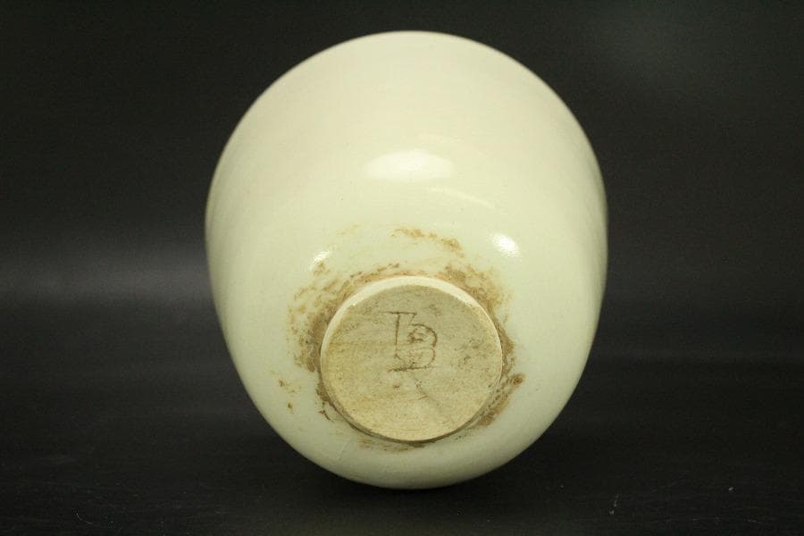 中国美術 白磁 碗 碗台 二件揃 φ12.5cm(LC512)