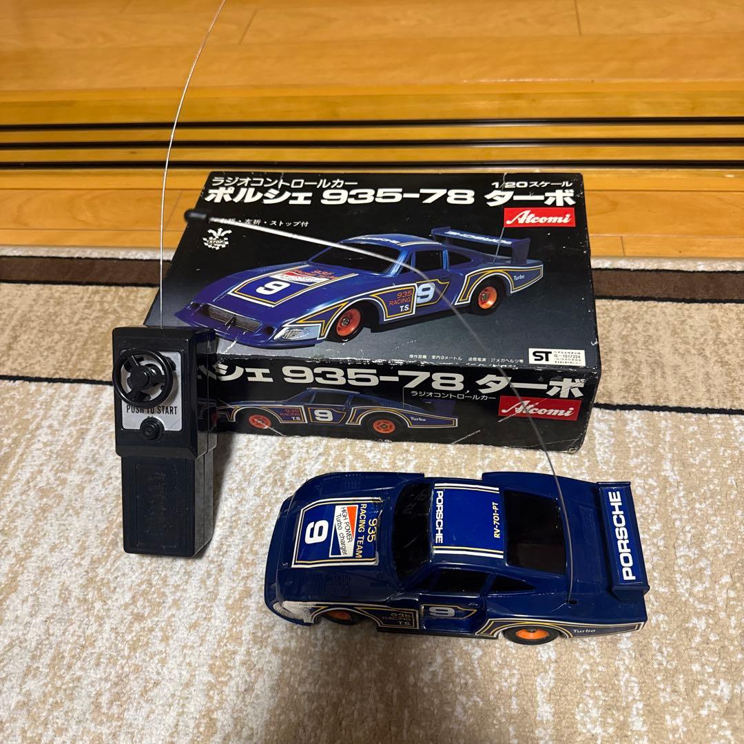 昭和レトロ　ポルシェ 935-78 ラジコンカー 1/28