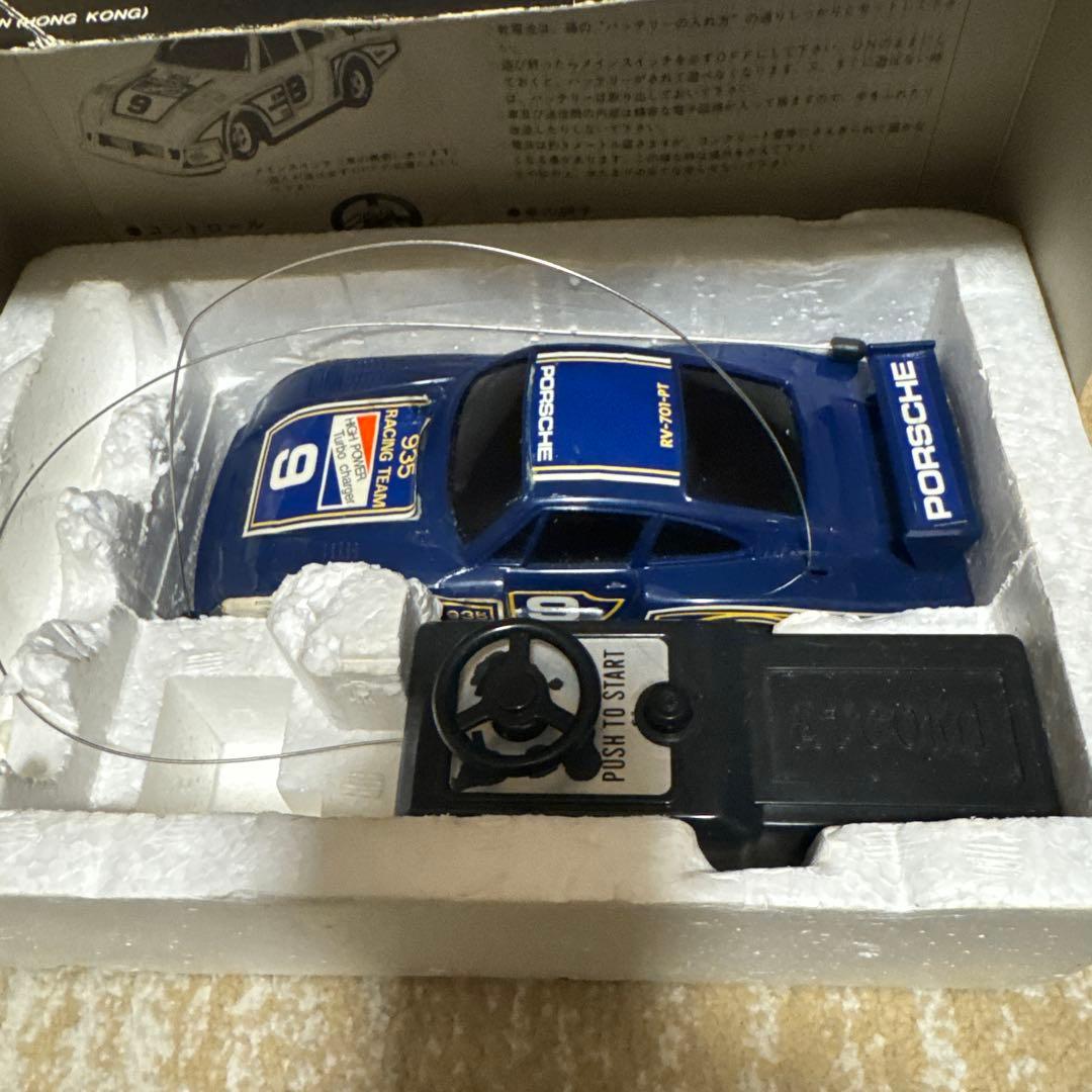 昭和レトロ　ポルシェ 935-78 ラジコンカー 1/28