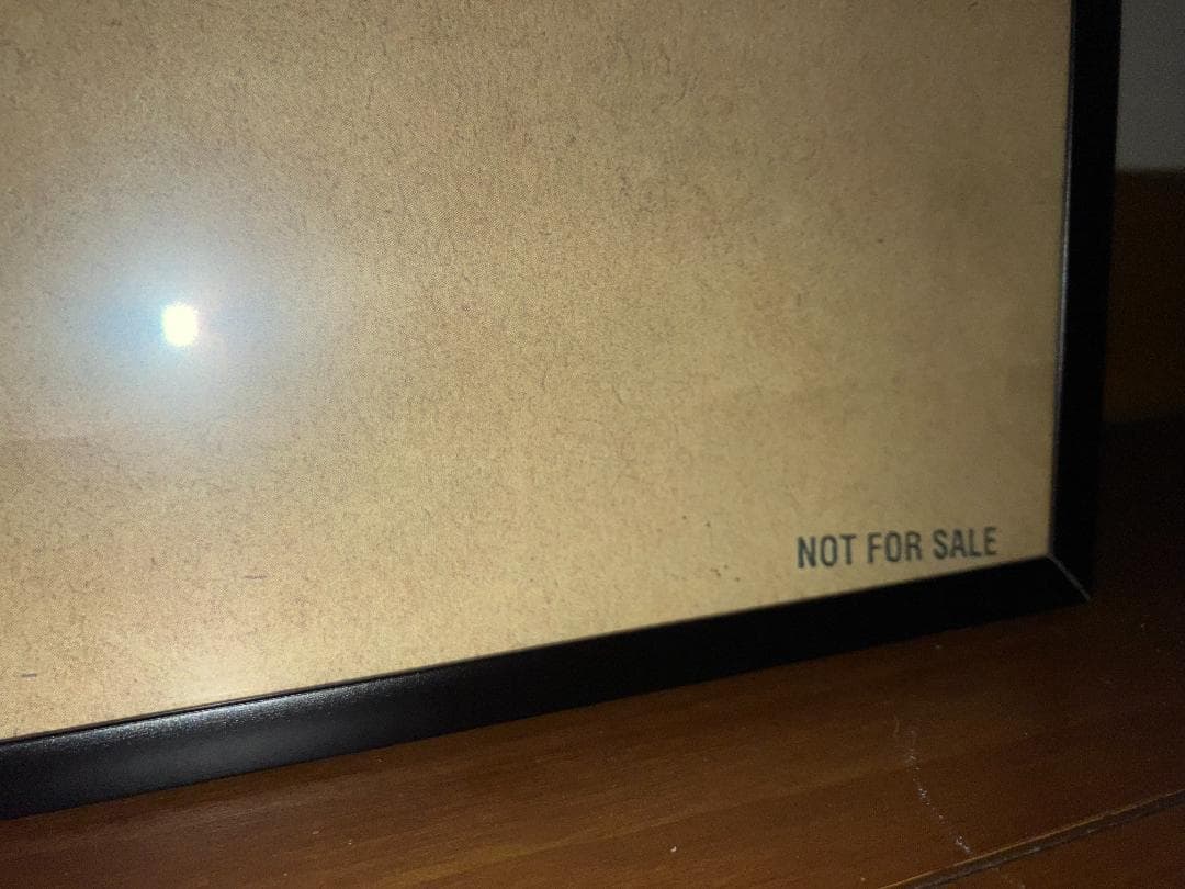 非売品！★マイルスデイヴィス Miles Davis プロモ用 額付 ポスター