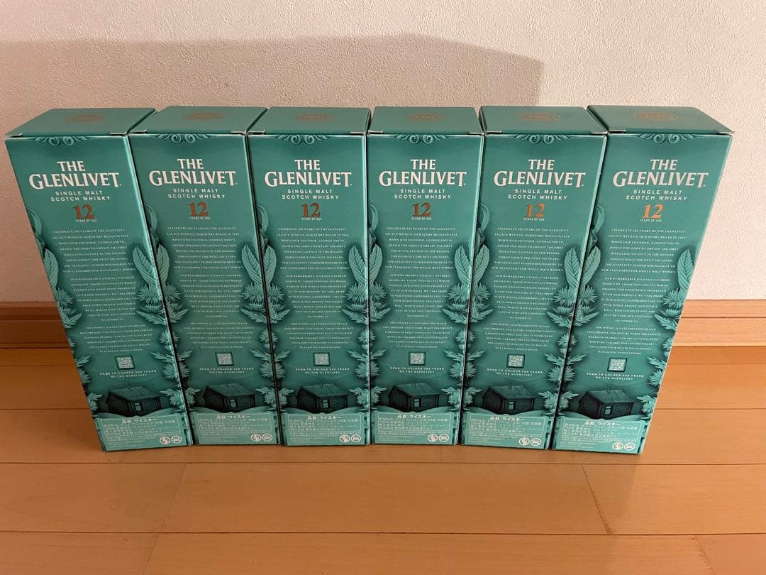 ザ　グレンリベット　12年　 200周年　6本セット