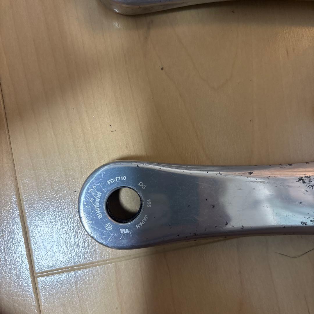 Shimano FC-7710 クランクアーム 165mm njs