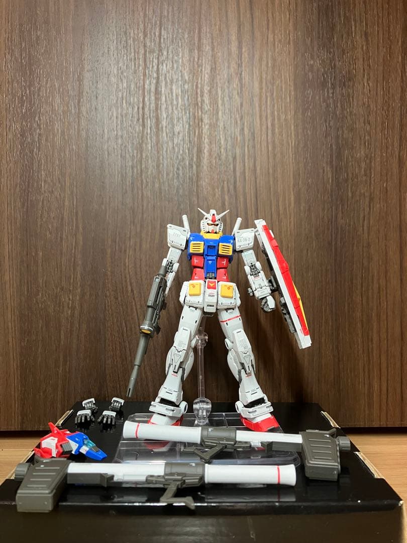 全塗装　RG RX-78-2 ガンダムver2.0 最終決戦仕様　アムロ付き