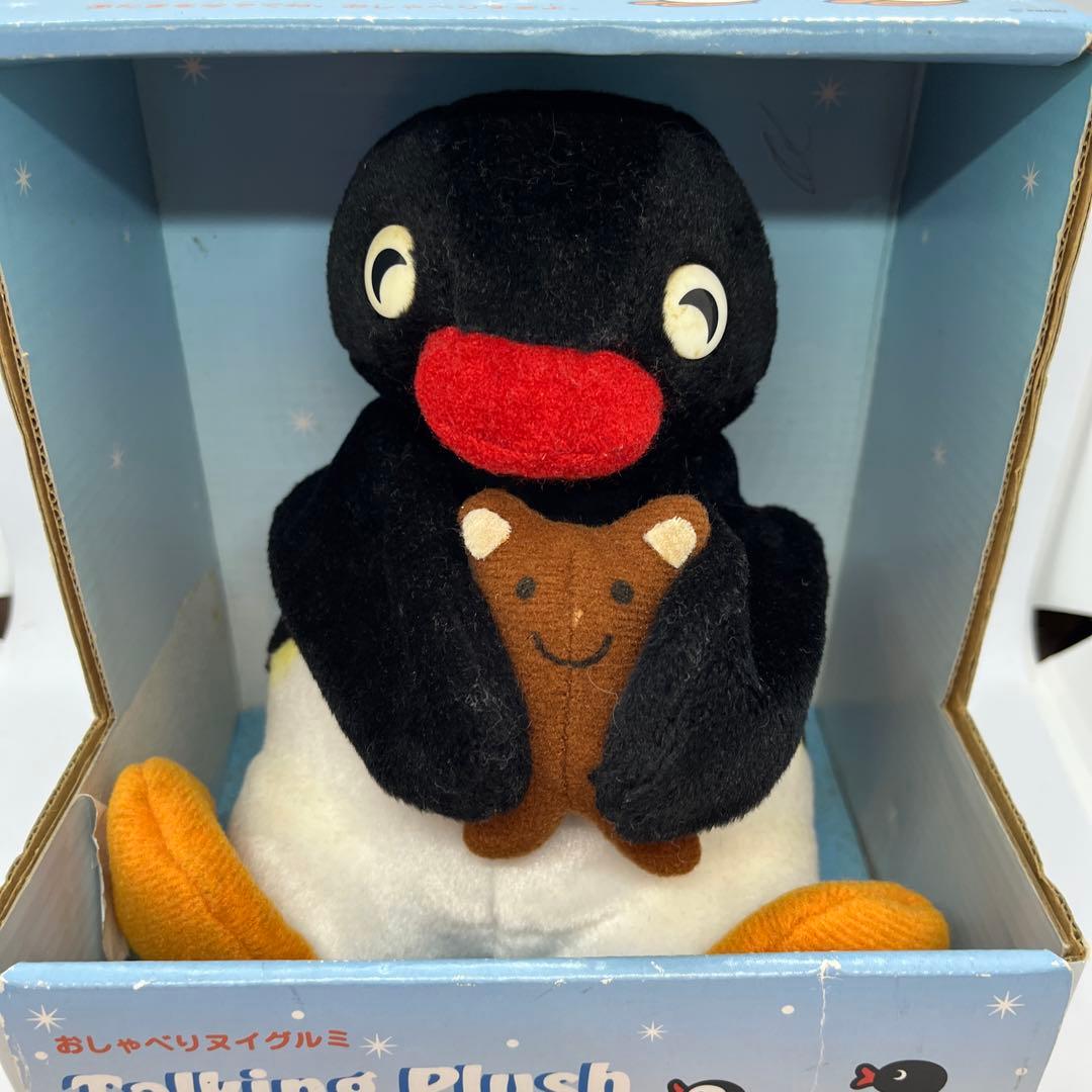 ピングー　ぬいぐるみ　クリスマス　リース　おしゃべり　レトロ　セット