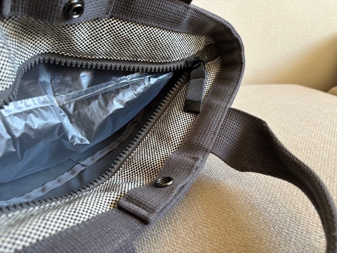 BEAMS GOLF NSG-COTTON CANVAS カートバッグ グレー