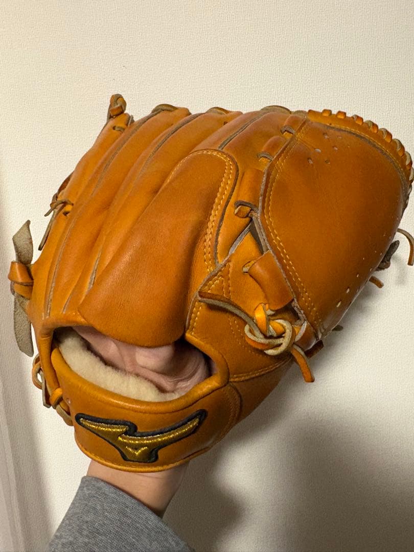 Mizuno pro 軟式グローブ オレンジ　投手用