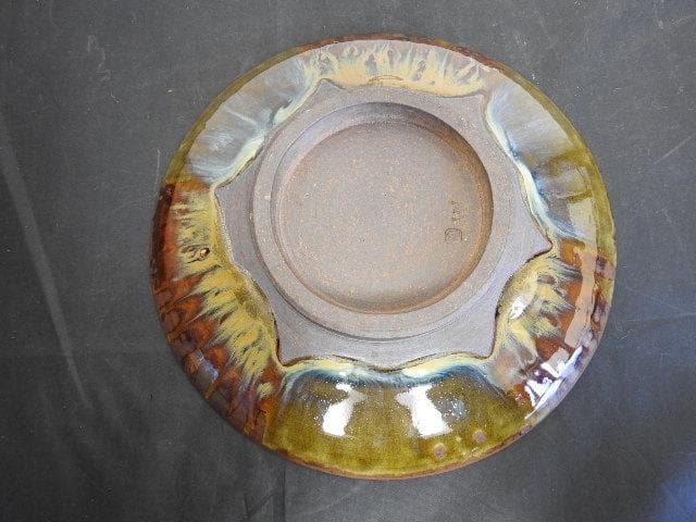 亀井味楽造　高鳥　御菓子鉢　共箱　M1500