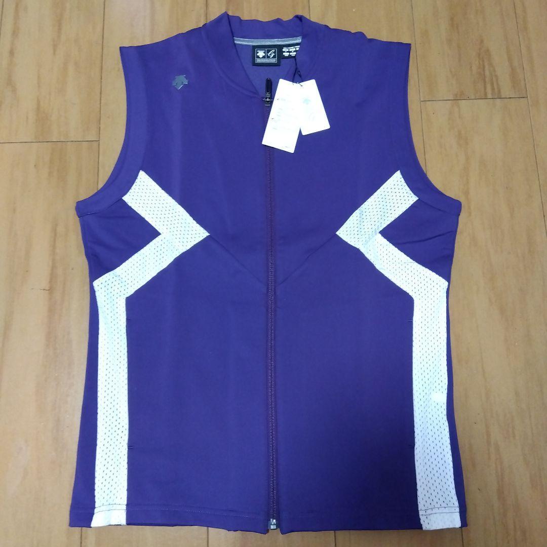 デサント メンズ 【Ｌ】レディース【XＬ】兼用 ゴルフベスト 新品未使用【紫】