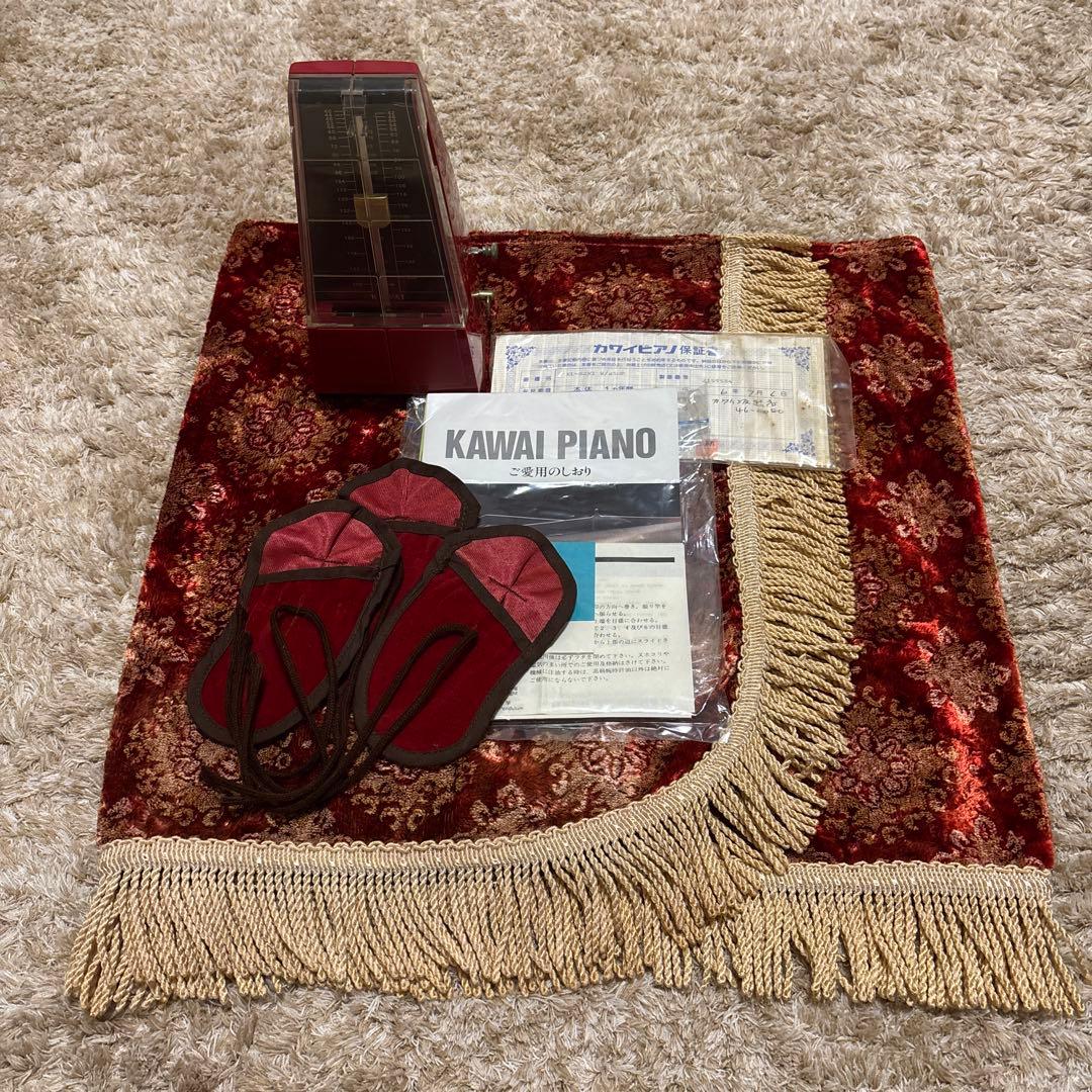 【R.7年11月調律・整調済】 KAWAI ピアノKL-62WI 椅子他付属品有
