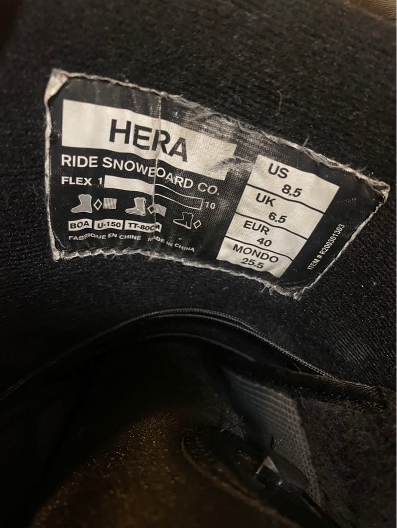 RIDE ライド HERA ヘラ 20-21 ボードブーツ ボア 25.5cm
