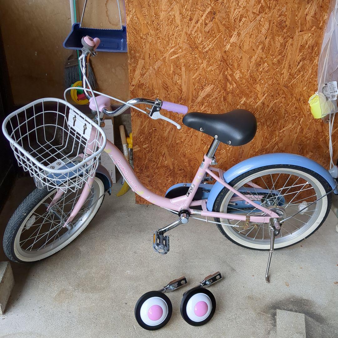 18インチ　子供用自転車 　 補助輪付き