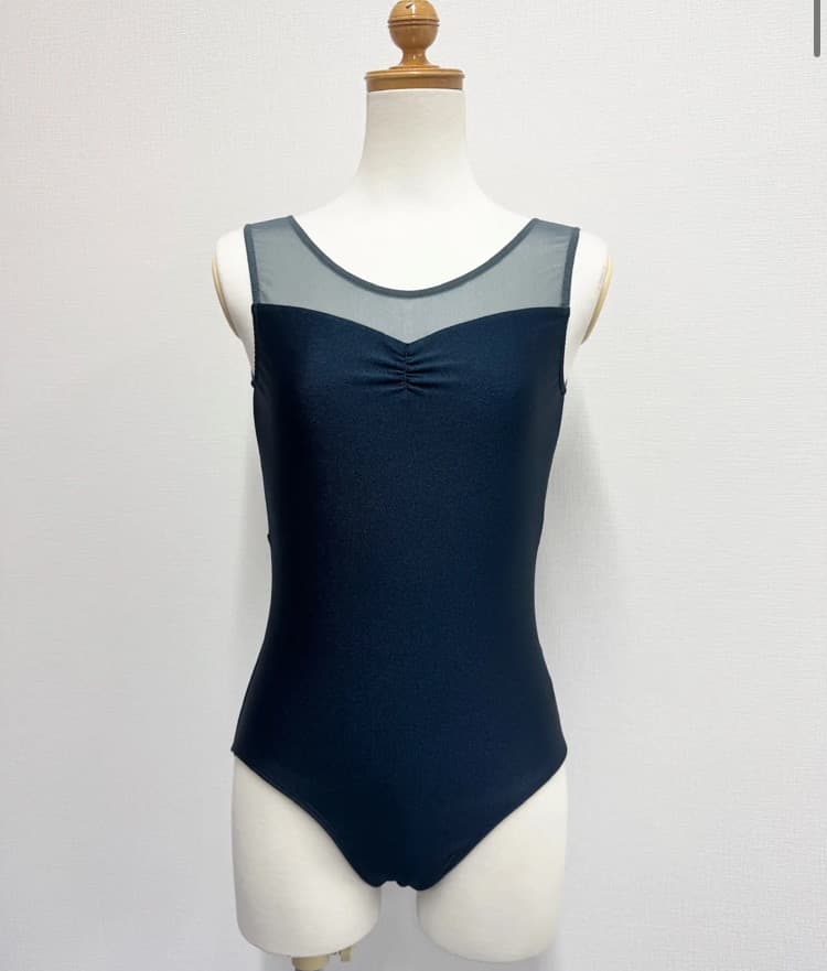 超ハイレグ脚長効果バレエショップティアラカスタムオーダーレオタードビビッドピンク