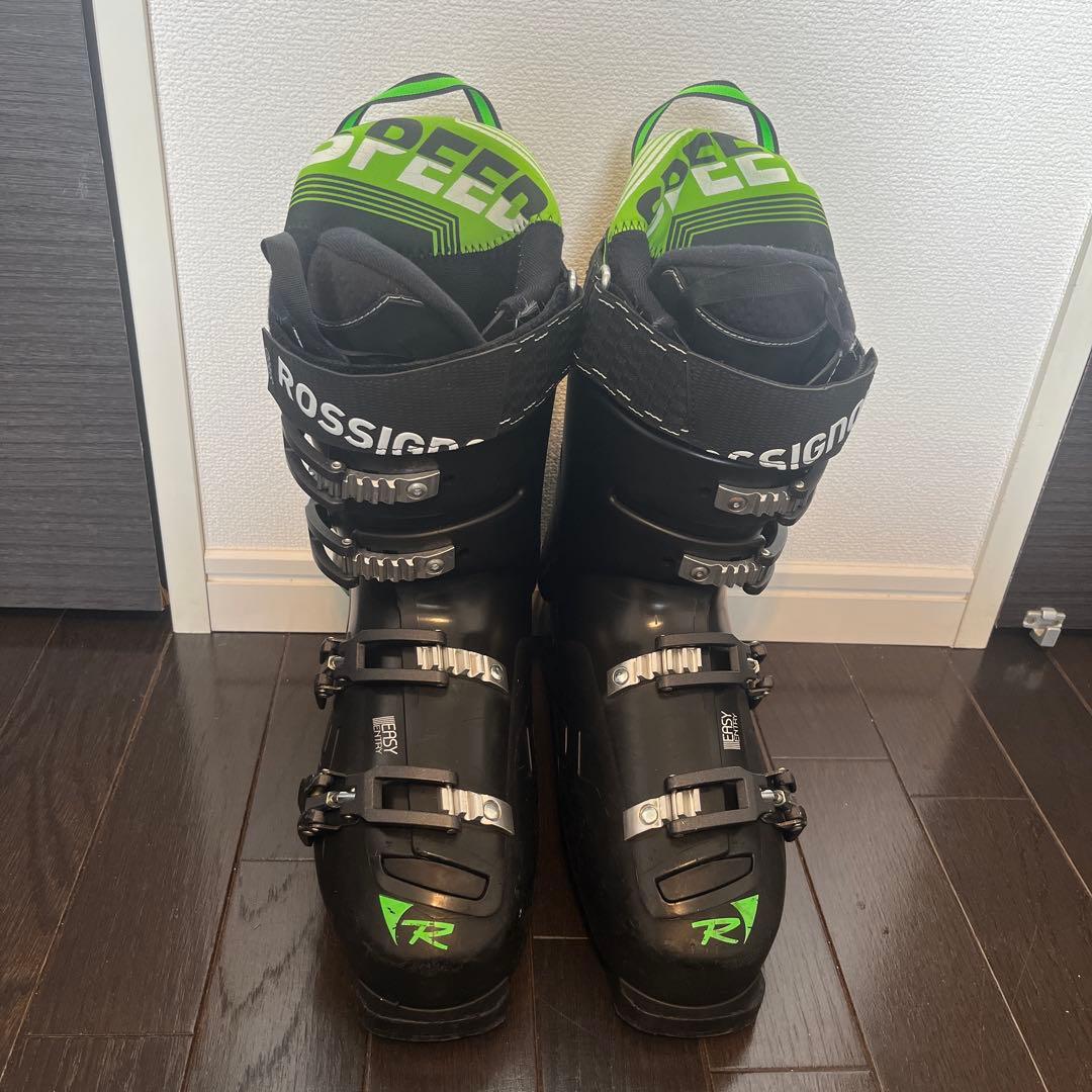 ROSSIGNOL スキーブーツ Speed80 黒/緑　26.5cm