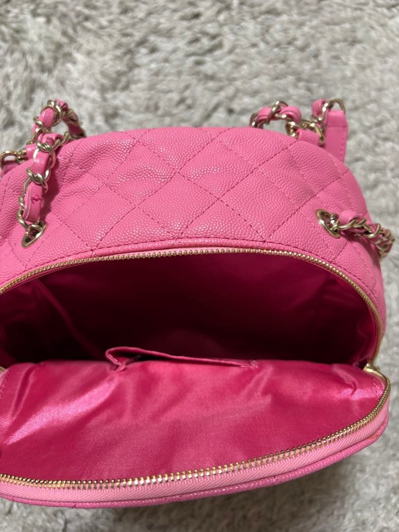 なつめ②シャネル　ピンク　2wayバッグ　ノベルティ