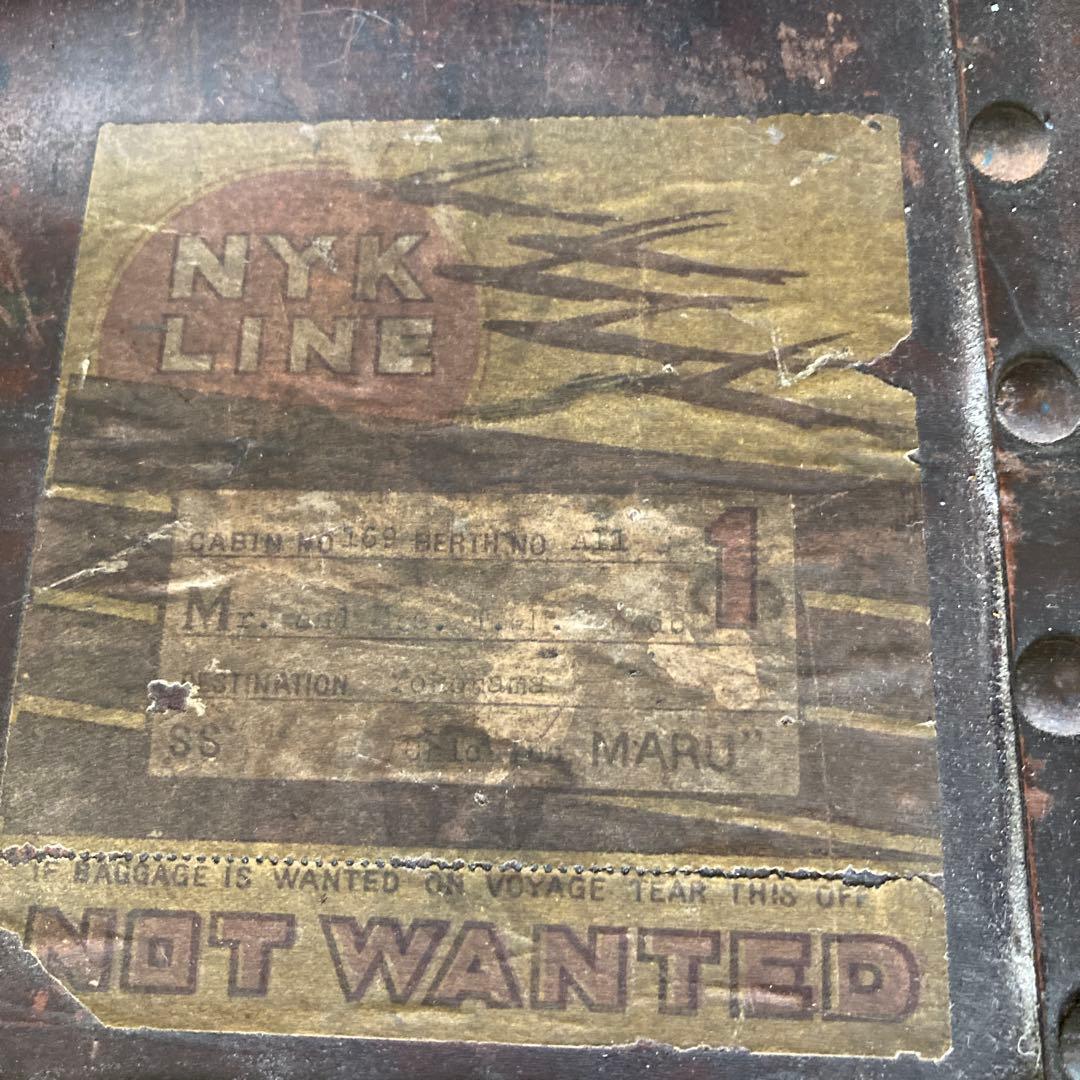 ⭐️稀少価値　レア物　アンティーク　ヴィンテージ　USトランク　スタッズ　アイアン