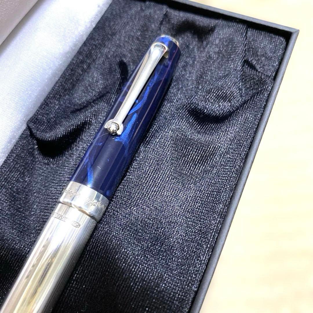 Montegrappaモンテグラッパ万年筆スターリングシルバーイタリア名門