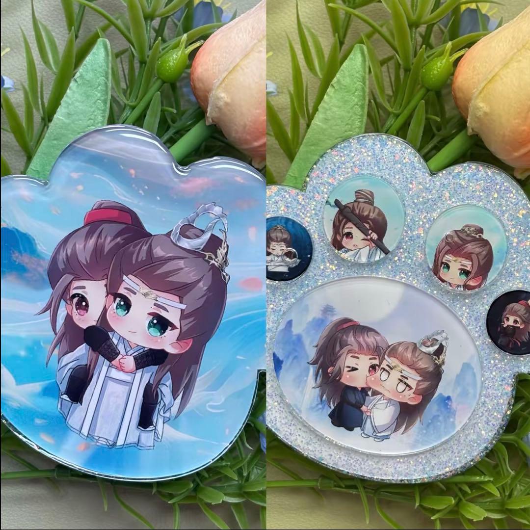 肖戦 王一博 可愛い　両面　レジン肉球コースター　7点セット❣️確認用❣️