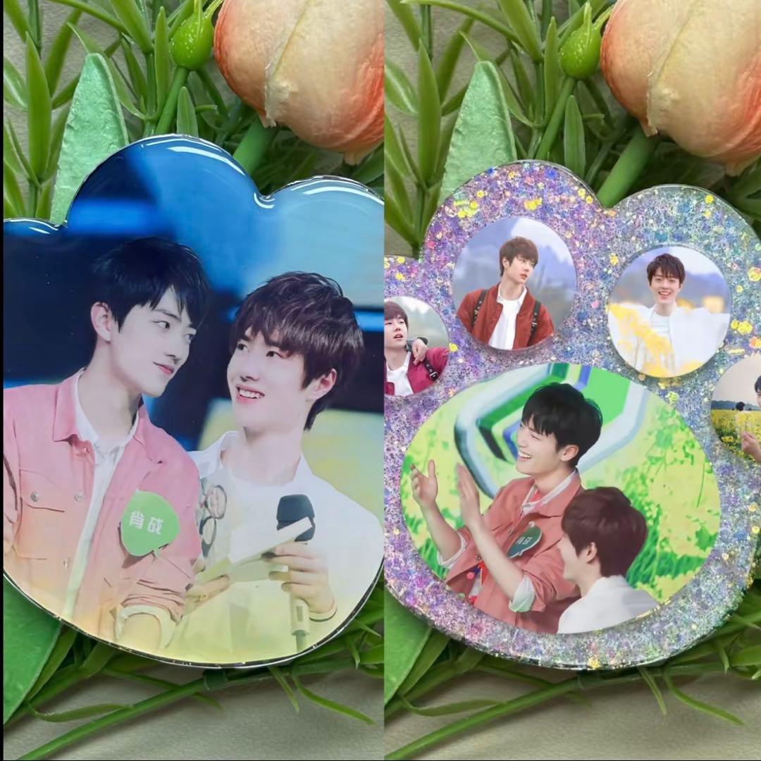 肖戦 王一博 可愛い　両面　レジン肉球コースター　7点セット❣️確認用❣️