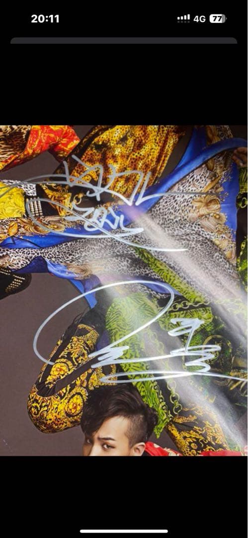 BIGBANG ドームツアー記念ポスター 直筆サイン入り