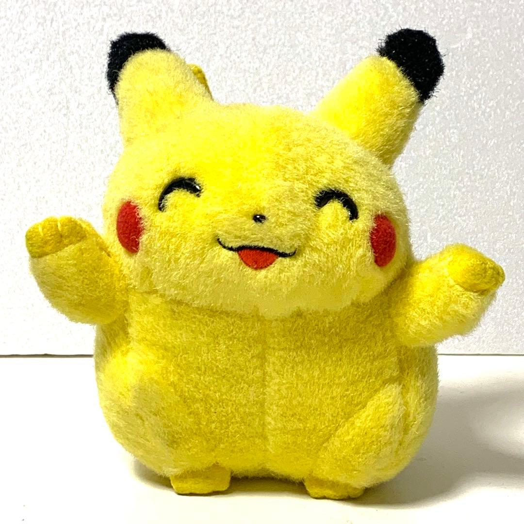 【激レア】ポケモン　初期　初代ピカチュウ　にっこりバンザイピカチュウ　TOMY