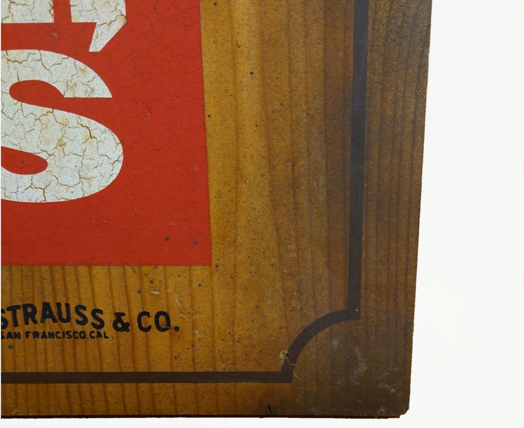 リーバイス 木製看板 REDTAB