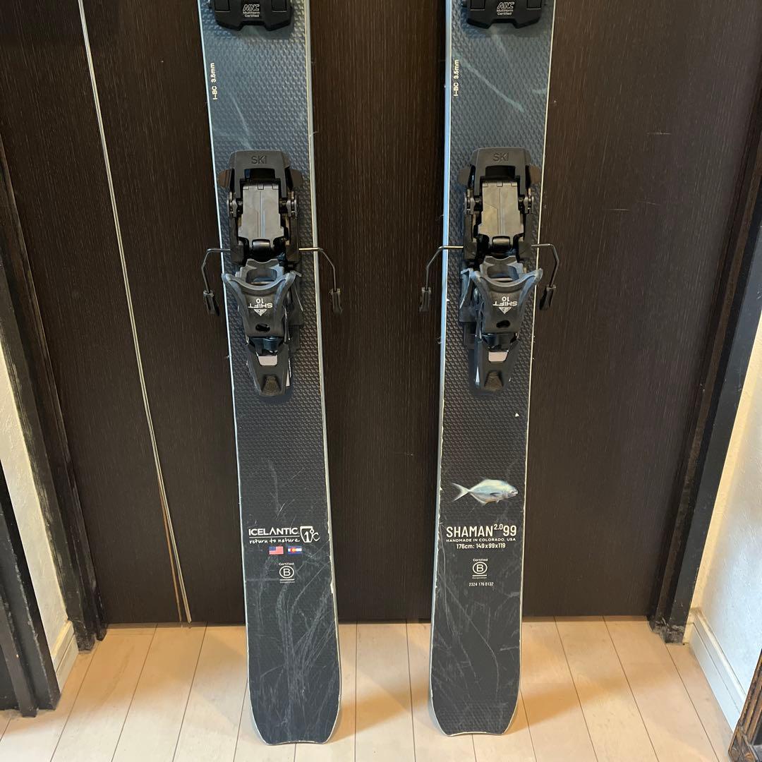 アイスランティック　シャーマン2.0 176cm shiftビンディングセット