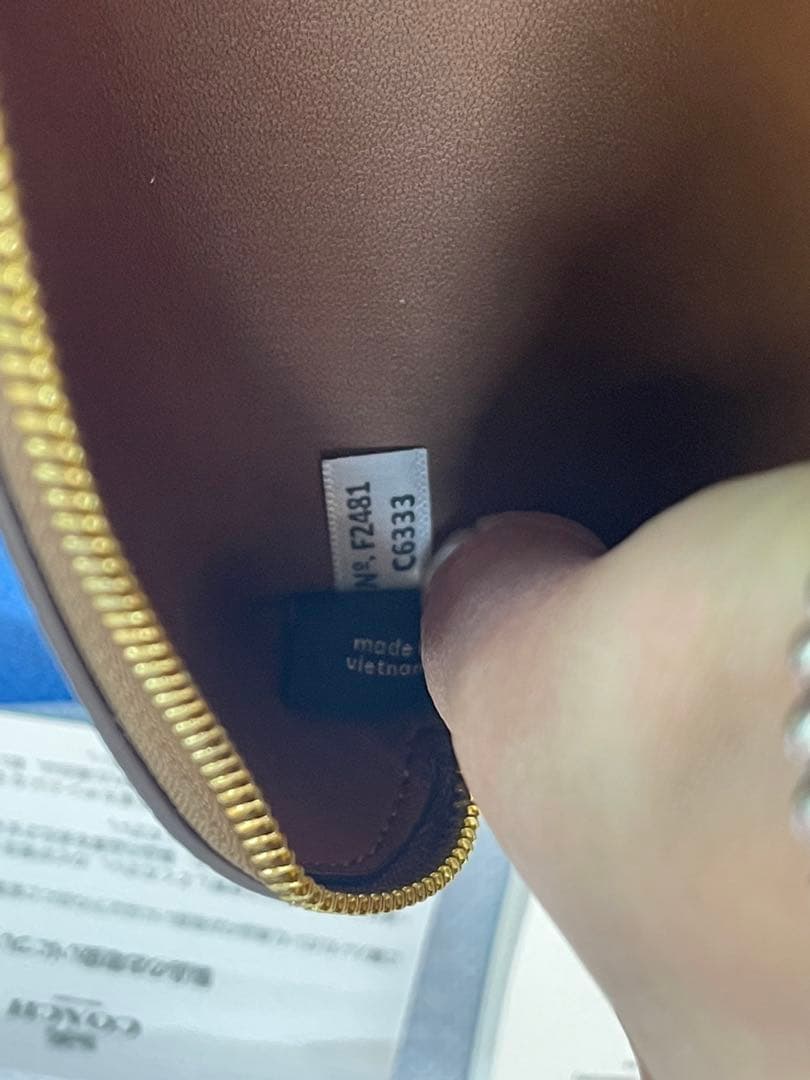 COACH ブラウン キャンバス 筆箱　ペンケース　美品